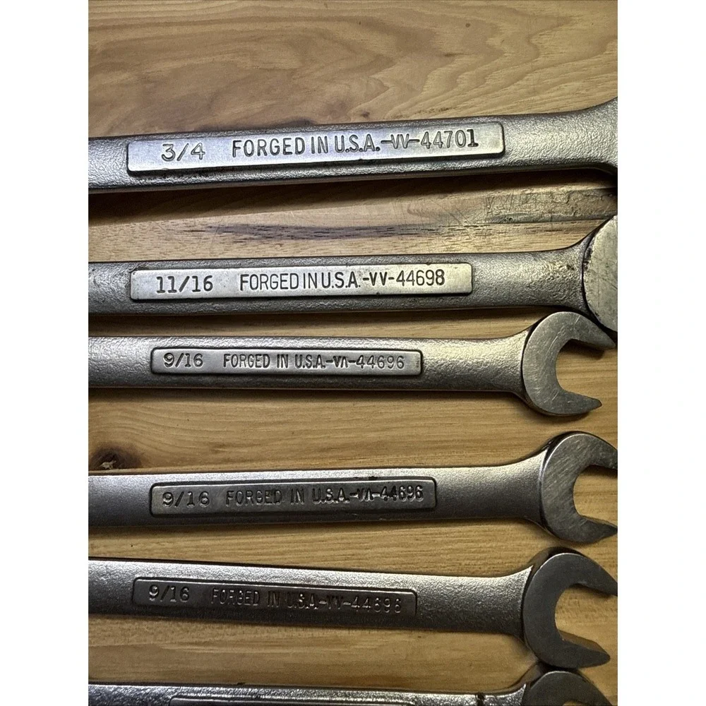 Lot of 11 Craftsman SAE Wrenches Not A Set Used V Series